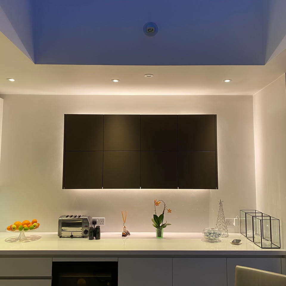 smart lighting installation